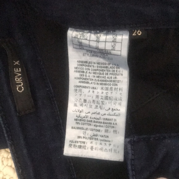 Guess Curve X Dark Wash Mid Rise Skinny Jeans - Picture 12 of 16